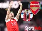 Arsenal's Declan Rice after his side's game against Fulham, on May 2, 2026