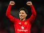 Manchester United's Lisandro Martinez celebrates on Decemeber 26, 2025