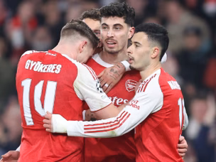 Kai takes down Kairat as gr-eight Arsenal go perfect in league phase