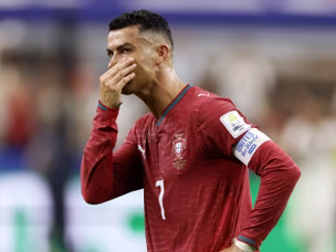 Over and out: Ronaldo will end his career without a World Cup