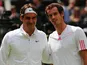 Andy Murray and Roger Federer