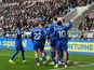 Everton celebrate vs Newcastle United at St James Park on February 28, 2026