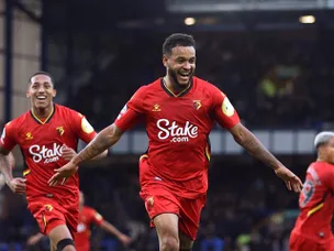Watford's King nets hat-trick in Goodison Park return