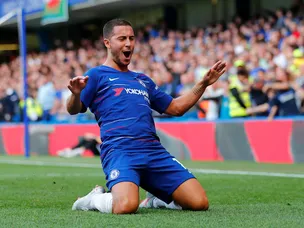 Eden Hazard hat-trick sinks Cardiff