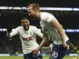 Tottenham Hotspur's Harry Kane celebrates scoring their first goal on December 19, 2021