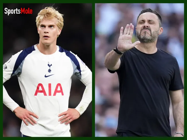 "Who is not happy, has to leave"- De Zerbi opens door to Bergvall Spurs exit
