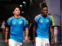 Spain's Yeremy Pino with Nico Williams on July 6, 2026