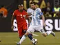 Chile's Arturo Vidal and Argentina's Lionel Messi during the 2016 Copa America final