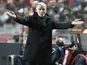 Bordeaux's coach Francis Gillot during his side's Europa League match against Benfica on March 7, 2013