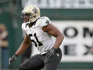 New Orleans Saints' Jonathan Vilma in action against Oakland Raiders on November 18, 2012
