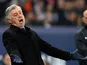 Paris Saint-Germain's boss Carlo Ancelotti reacts on the touchline in the match against Montpellier on March 29, 2013