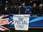 Chelsea fans call for the return of Jose Mourinho at Stamford Bridge on December 5, 2012