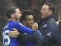 Tyler Adams of Bournemouth (middle) celebrates scoring on November 29, 2025