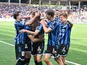 Sirius Victor Ekström celebrates after winning 2 1 during Sunday s Allsvenskan football match