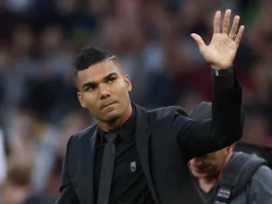 Casemiro on bench for Manchester United at Southampton