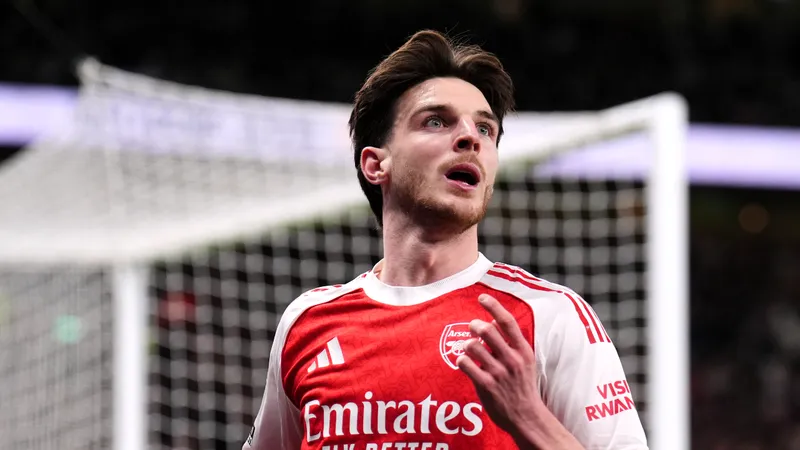 Arsenal anguish: Rice among five players absent from Gunners training ahead of CL clash