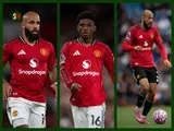 Manchester United's Bryan Mbeumo, Amad Diallo and Noussair Mazraoui feature image