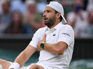Sport's cruellest curse? Devastated Dimitrov retires from fifth straight Grand Slam