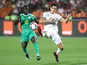 Algeria's Aissa Mandi in action with Senegal's Sadio Mane in the Africa Cup of Nations final on July 19, 2019