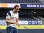 Tottenham Hotspur striker Harry Kane celebrates scoring against Leeds on January 2, 2021