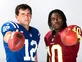 RG3 celebrates Luck rivaly
