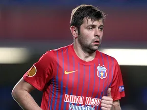  Steaua Bucuresti's Raul Rusescu in action on March 14, 2013
