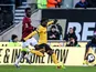 Mateus Mane of Wolverhampton Wanderers scores to make it 3-0 on January 3, 2026