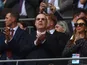 Manchester United co-chairman Avram Glazer in the stands before the match on May 14, 2023