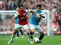 Mikel Arteta and Dong-Won Ji