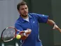 Switzerland's Stanislas Wawrinka during the first round match of the French Open tennis tournament on May 28, 2013