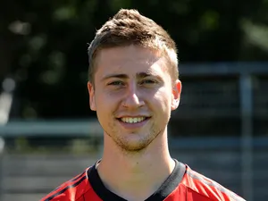 LeverkusenÂ´s midfielder Jens Hegeler poses during a team photo call of German first division Bundesliga football club Bayer Leverkusen on August 1, 2012