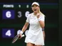 Katie Boulter in action at Wimbledon on June 30, 2022