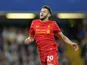 Liverpool's Adam Lallana during the Premier League match between Chelsea and Liverpool at Stamford Bridge on September 16, 2016
