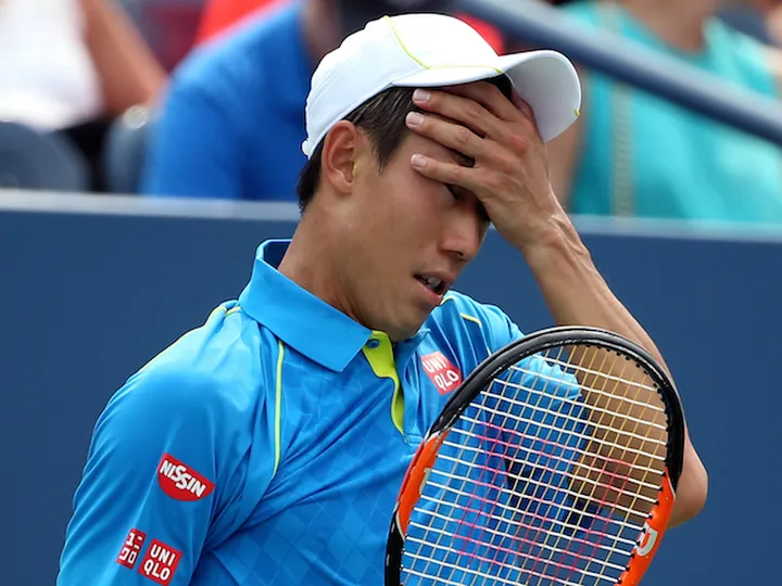 Nishikori crashes out in Cincinnati