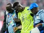 Edouard Mendy of Senegal in pain during the FIFA World Cup 2026 group stage football match