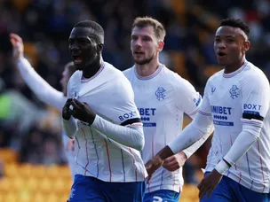 Diomande, Tavernier fire Rangers above Celtic to Premiership summit