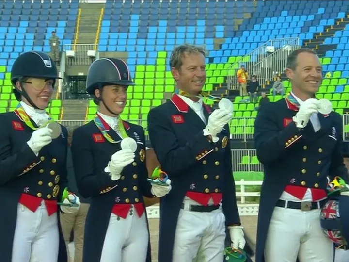 Britain claim dressage team silver