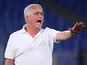 Roma coach Jose Mourinho reacts on August 22, 2021