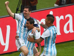 Argentina ahead against Nigeria
