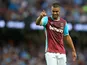 West Ham United defender Winston Reid in action during the Premier League clash with Manchester City at the Etihad Stadium on August 28, 2016