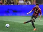 Miguel Almiron playing for Atlanta United in April 2018.