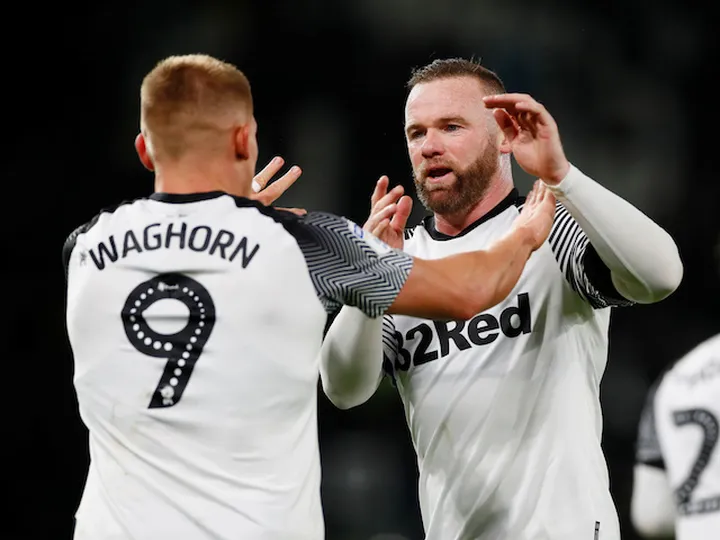 Wayne Rooney captains Derby to victory over Barnsley
