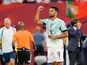 Goncalo Ramos of Portugal celebrates after scoring