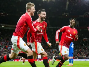 Under-pressure Ruben rescued by captain Fernandes as Man United edge out Rangers