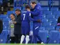 Chelsea's N'Golo Kante goes off injured against Leicester City in the Premier League on May 18, 2021