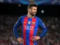 Gerard Pique in action for Barcelona on October 19, 2016