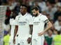 Real Madrid's Nacho and Vinicius Junior looks dejected after Villarreal's Jose Luis Morales scores their second goal on April 8, 2023