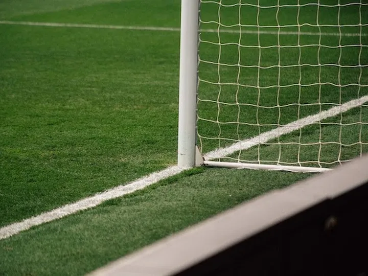 Referee Darren Drysdale appears to square up to Ipswich's Alan Judge