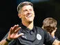 Stevenage manager Alex Revell interacts with the crowd on August 7, 2026