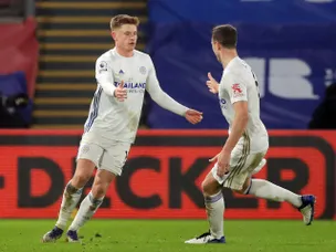 Harvey Barnes earns Leicester a point at Crystal Palace